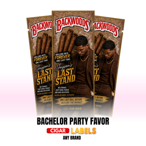 Bachelor Custom Cigar & Hemp Wrap Party Favors