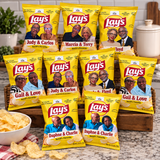Custom Printed Chip Bags | Personalized Party Favor Snack Bags | 12–150 Count | Filled or Unfilled (Copy)