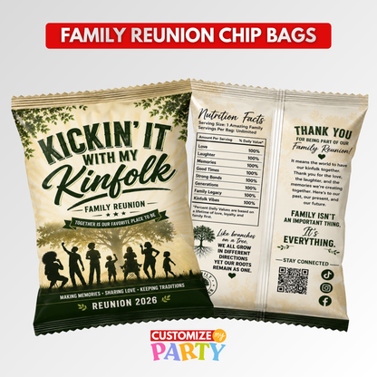 Barbecue Family Reunion Chip Bags