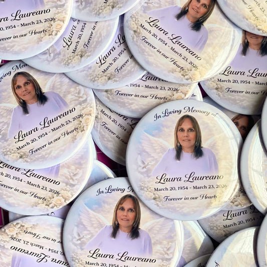 Memorial Pin Buttons