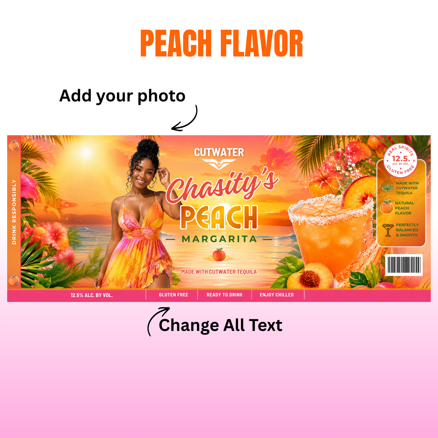 Cutwater Label Peach Flavor