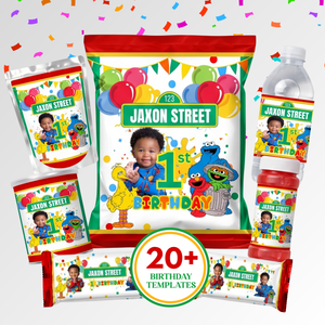Sesame Street Birthday Party Printable Bundle