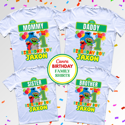 Sesame Street Birthday Party Printable Bundle