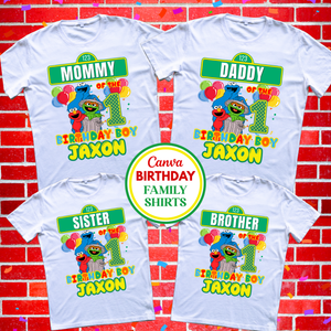 Sesame Street Birthday T-Shirt
