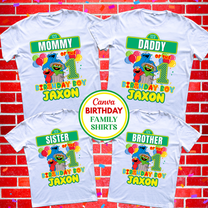 Sesame Street Birthday Party Printable Bundle
