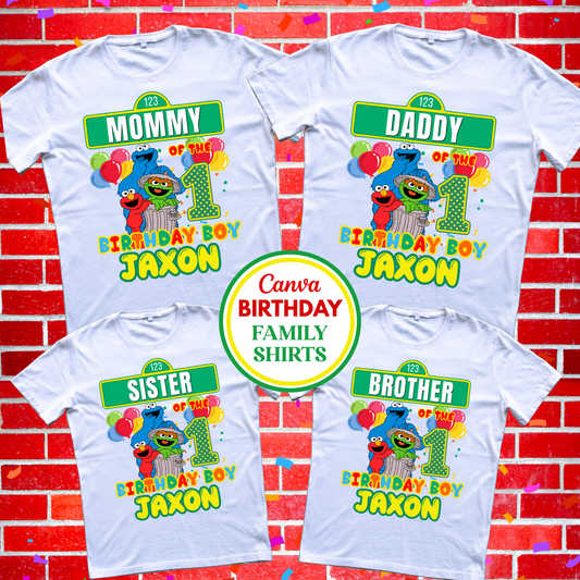 Sesame Street Birthday T-Shirt