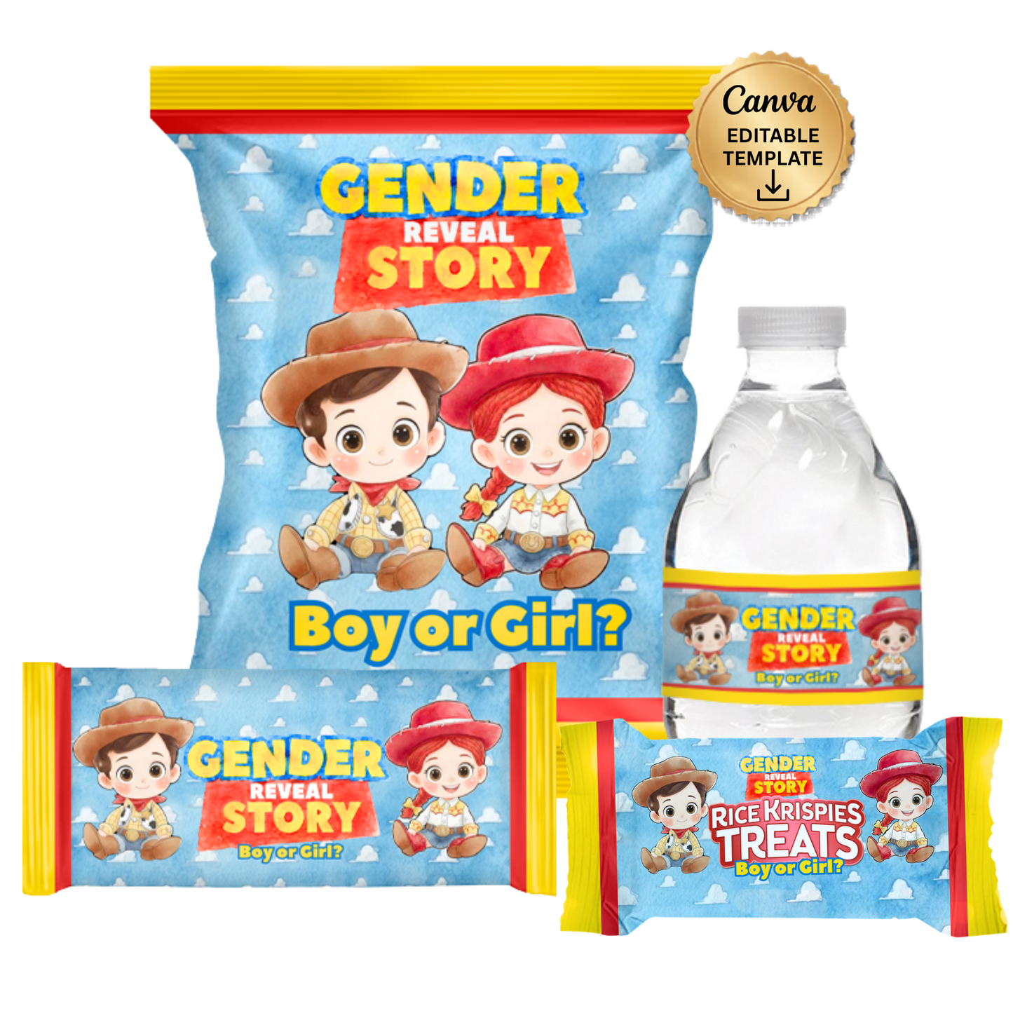 Gender Reveal Story Treat Bundle