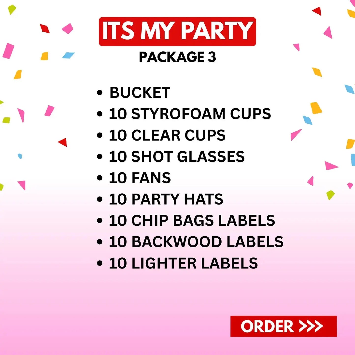 Party Bucket Customizemyparty