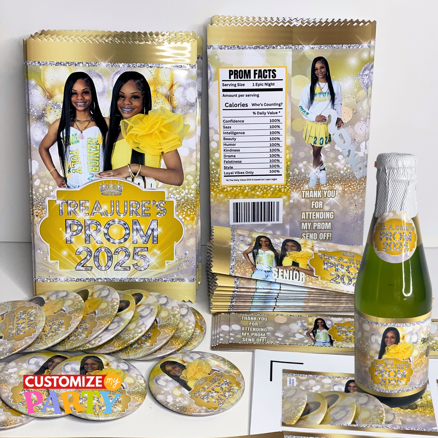 Party Treat Favors | Sets of 12 Rice Treats