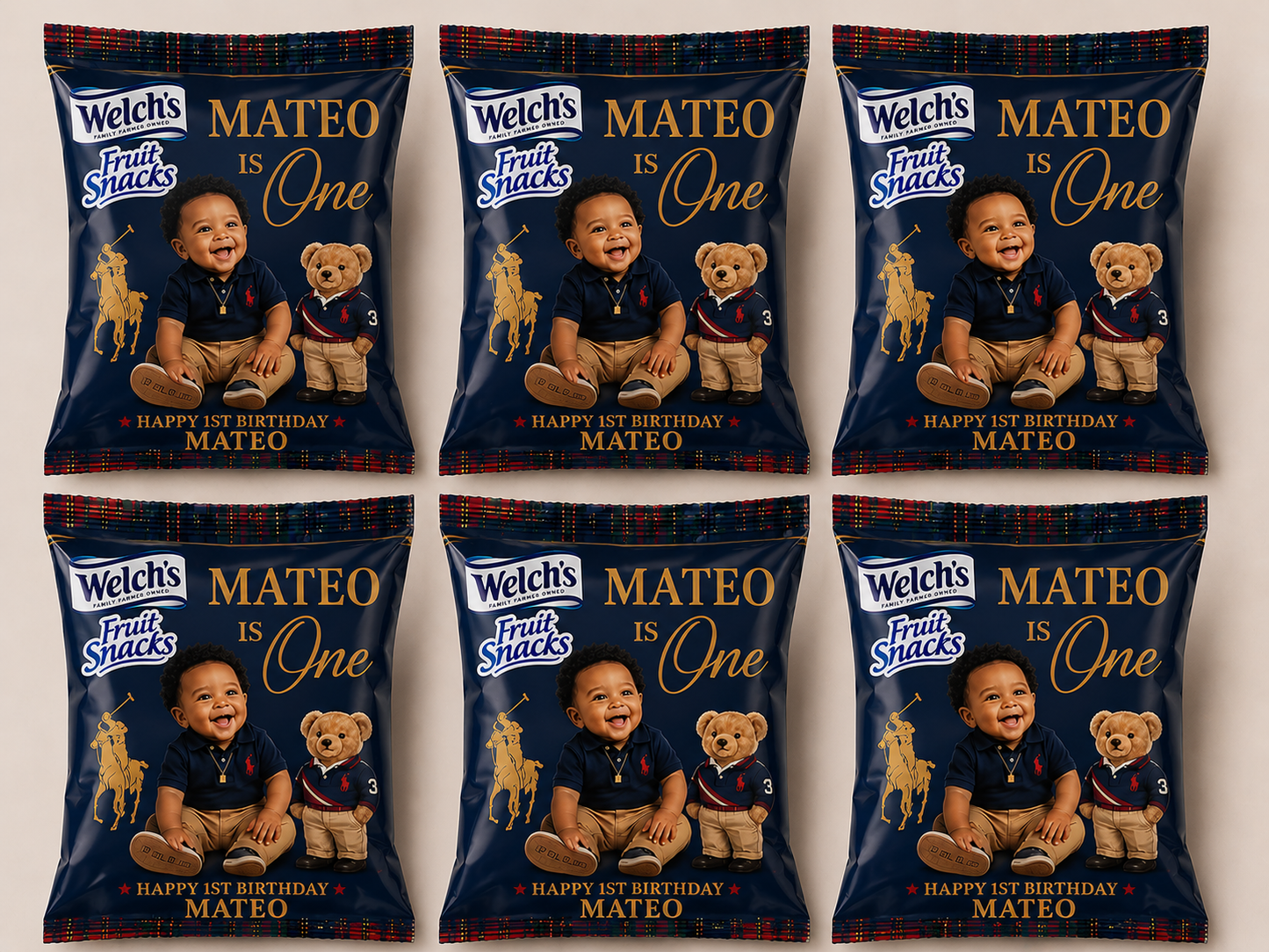 First Birthday Polo Theme Party Favors
